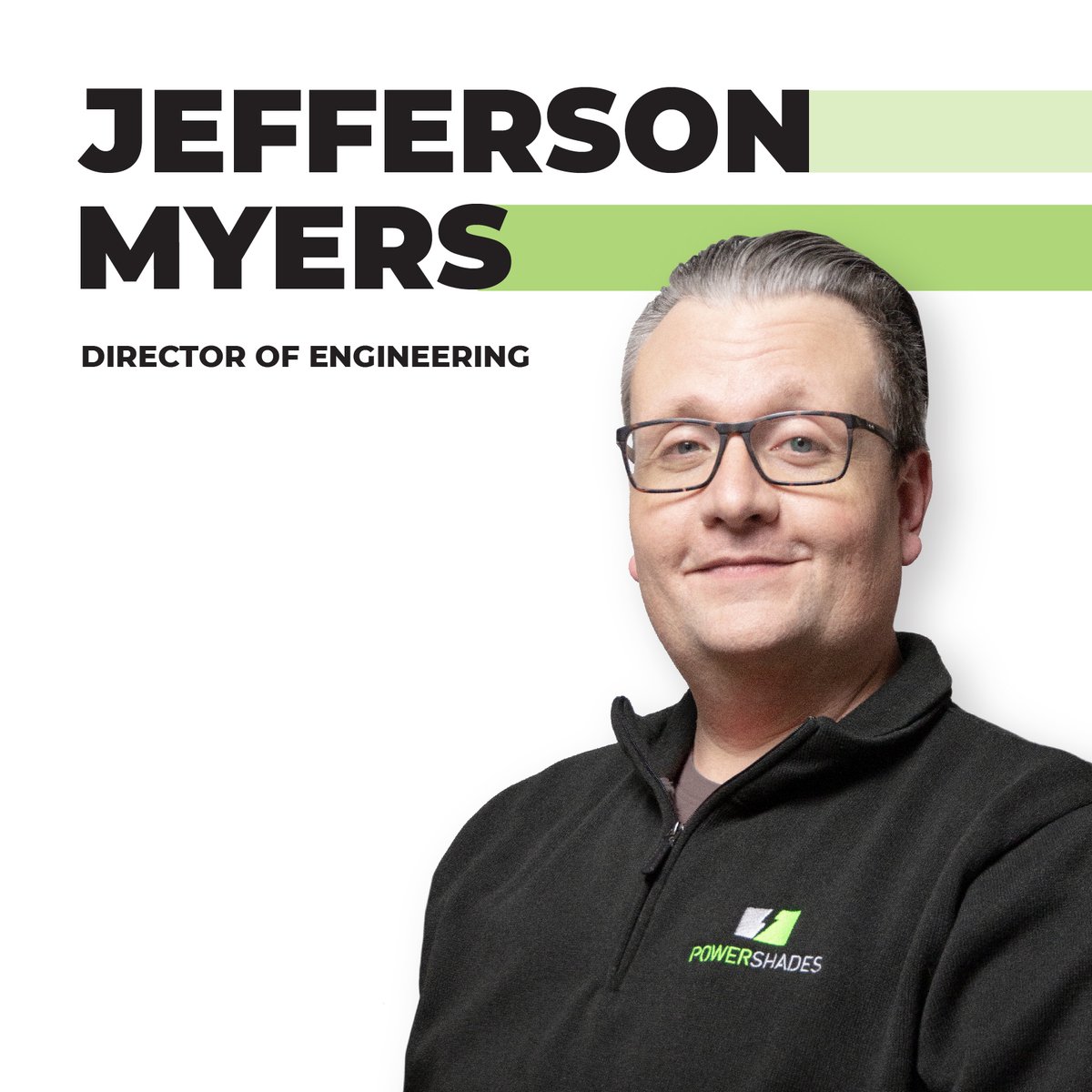 Today, we shine the spotlight on one of the guiding lights at PowerShades - our Director of Engineering, Jefferson Myers. His dedication and expertise push the boundaries of what's possible, making every day at PowerShades a journey of discovery. #EngineeringGenius