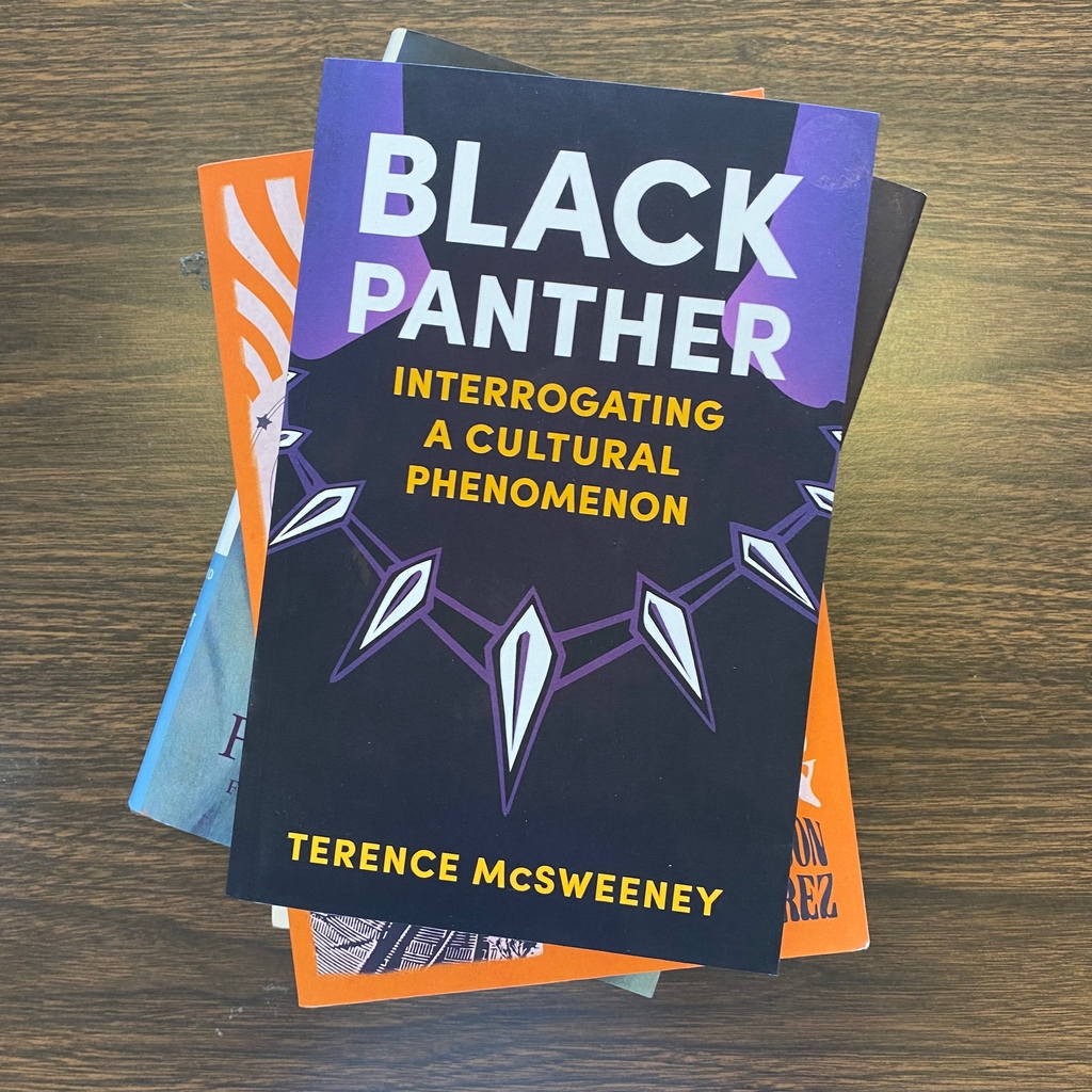 upmiss's tweet photo. The award-winning BLACK PANTHER: INTERROGATING A CULTURAL PHENOMENON by Terence McSweeney is the first in-depth study of one of Marvel’s most successful and culturally impactful films. #ReadUP #MCU #Marvel #throwbookthursday https://t.co/I4xP3lgT3m https://t.co/z38ce82u8E