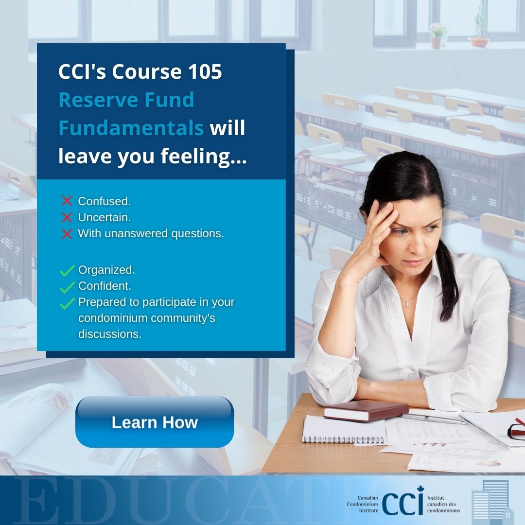 Registration is OPEN!

Reserve your spot today for CCI's Reserve Fund Fundamentals course.

…tor-certificate.cci-easternontario.ca/courses/105-re…

#cci #ccieasternontario #ottawa #kingston #cornwall #ontario #condo #condos #education #events #educational #event