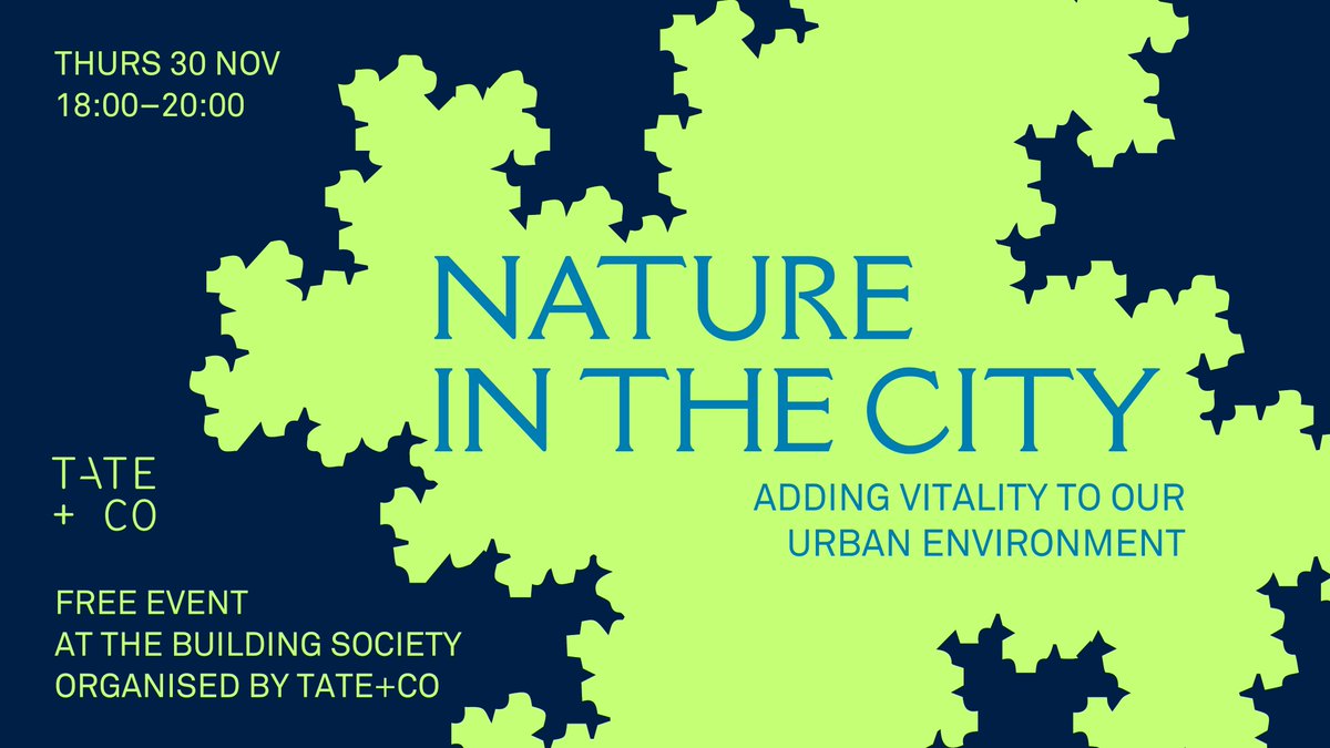 Tate + Co Architects (@tateandco_) on Twitter photo Save the date! Our next panel discussion will be Thurs 30 Nov, 6pm <a href="/thebuildingsct/">The Society Building</a>. Book a free ticket here: shorturl.at/uHRU6
How can we bring nature into the heart of our cities and create an urban environment that is as beautiful as a forest? Save the date! Our next panel discussion will be Thurs 30 Nov, 6pm <a href="/thebuildingsct/">The Society Building</a>. Book a free ticket here: shorturl.at/uHRU6
How can we bring nature into the heart of our cities and create an urban environment that is as beautiful as a forest?