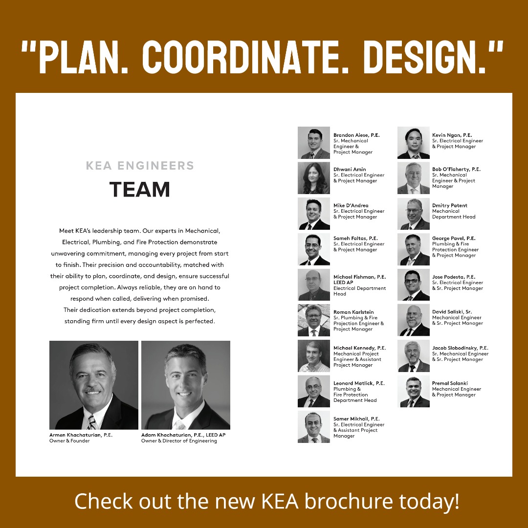 The KEA Engineers Residential Brochure is here! Have you met our MEP Leaders yet?

hubs.la/Q023RRzl0

Click the link to see a portion of our capabilities &amp; then give us a call at 732-635-0044 to get started. #KEAEngineers #EngineeringExcellence #TeamKEA #MEPEngineering #MEP