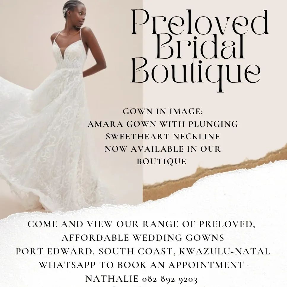 Book a fitting today! #VintageBridal #TimelessElegance #BridalBoutique #PrelovedWeddingDresses #WeddingFashion #VintageChic #UniqueBrides #LoveStoryDresses #SomethingOldSomethingNew #WeddingGoals