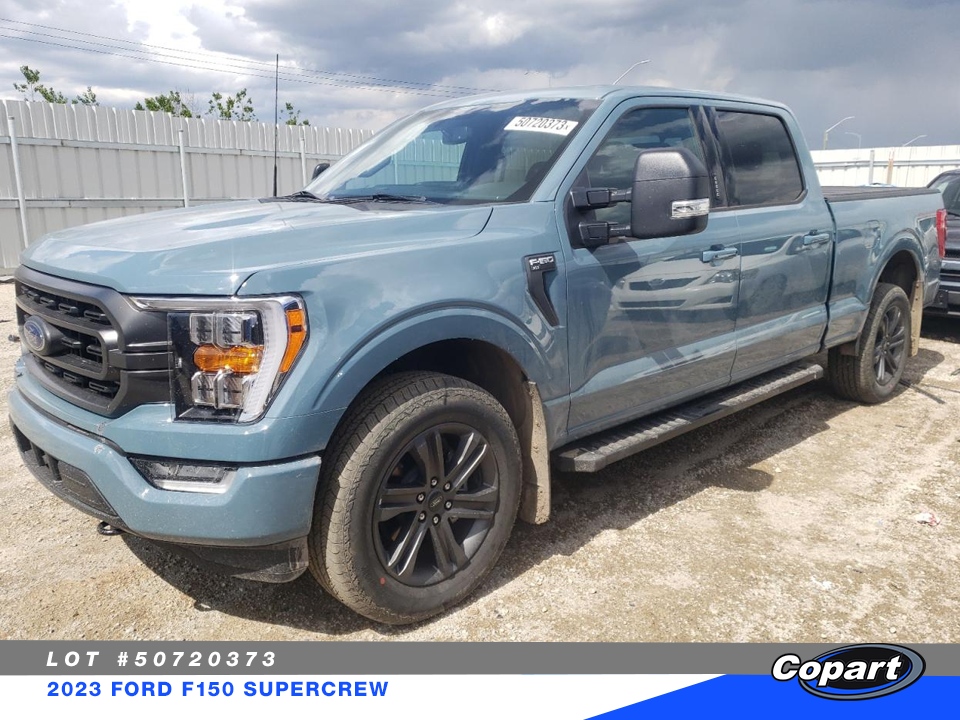 CopartCanada's tweet photo. Can you tell we love the Ford F150? Here's another late model year 2023 Ford F150 SuperCrew ready for auction on Oct. 19 in Edmonton, AB. Lot # 50720373. View it here >> https://t.co/K36NeUIzIS

#CopartCanada #CopartAuctions https://t.co/smk02dQ9Yc