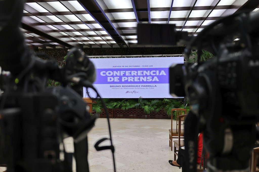 El Ministro de Relaciones Exteriores de #Cuba 🇨🇺, @BrunoRguezP en breve ofrecerá una Conferencia de Prensa sobre la situación en la Franja de Gaza. #LatirAvileño @Conavil