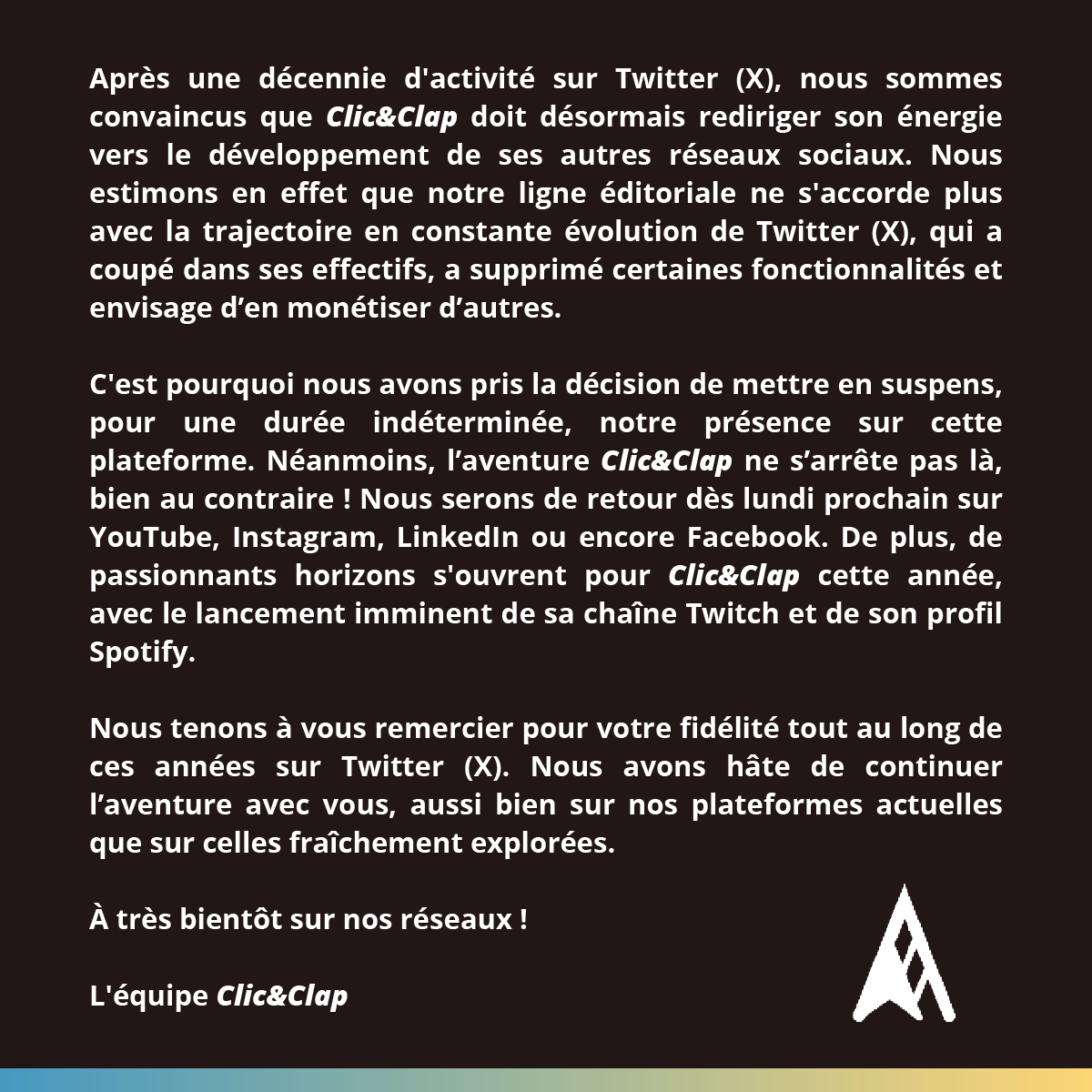 Clic & Clap – Master AVMN (@clicetclap) on Twitter photo 