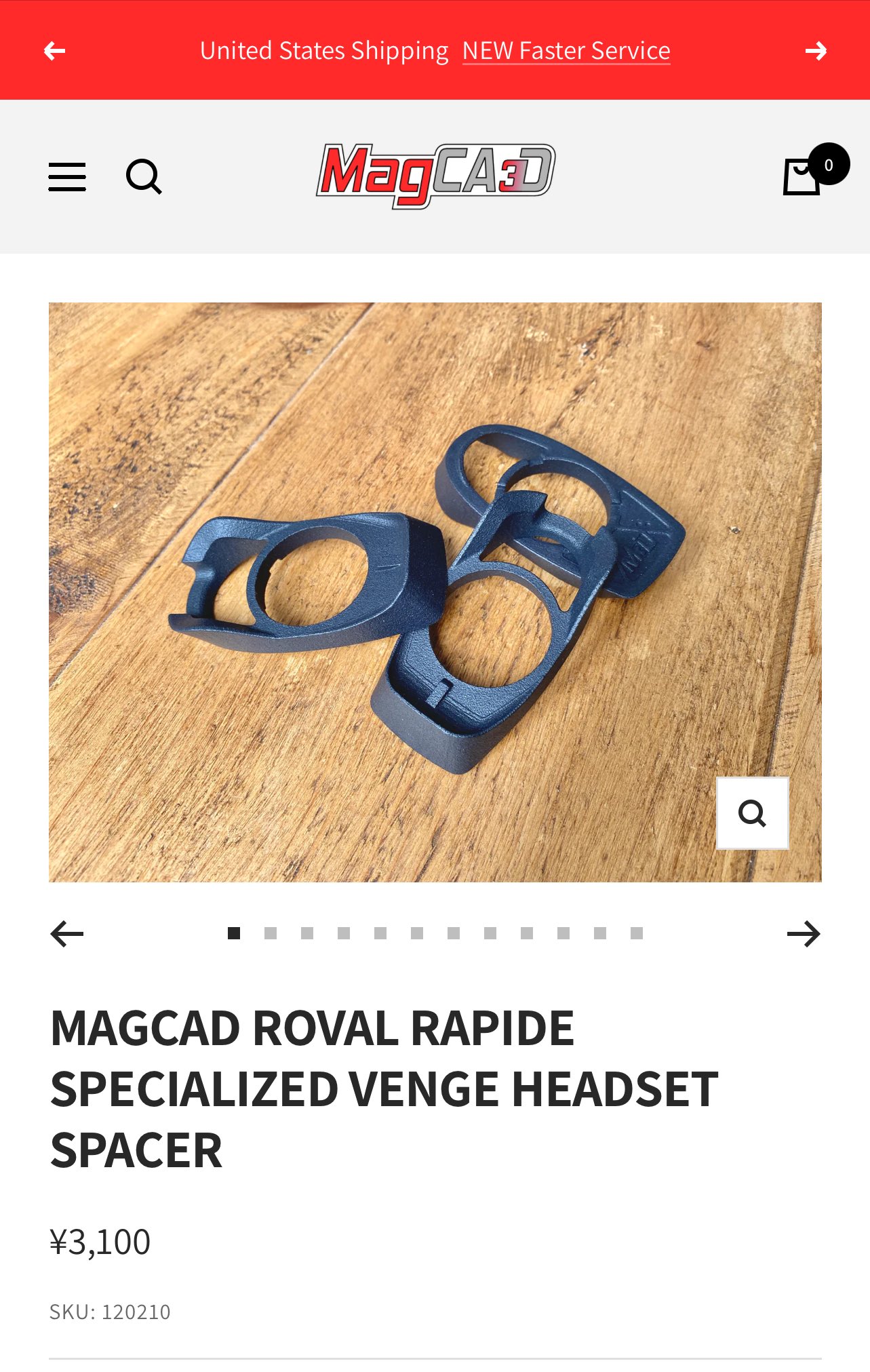 MagCAD Roval Rapide Specialized Venge Headset Spacer