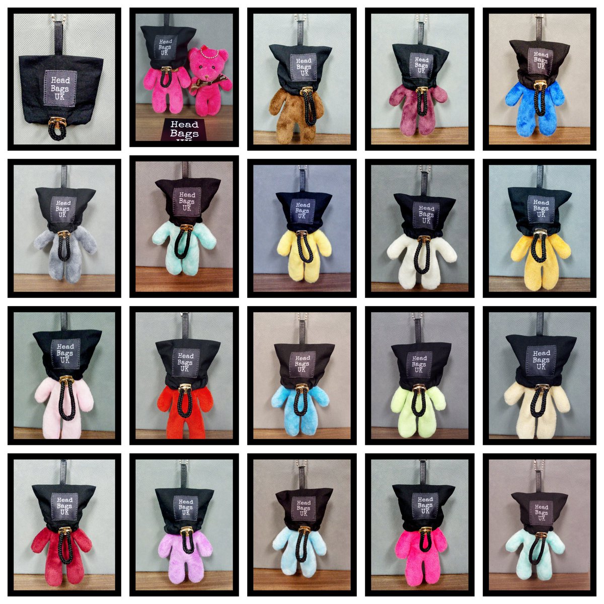 I'm branching out into collectible Head Bag Bears, which I'll be taking along to November's BBB (if I've got any left) only £5 each 👍🐻