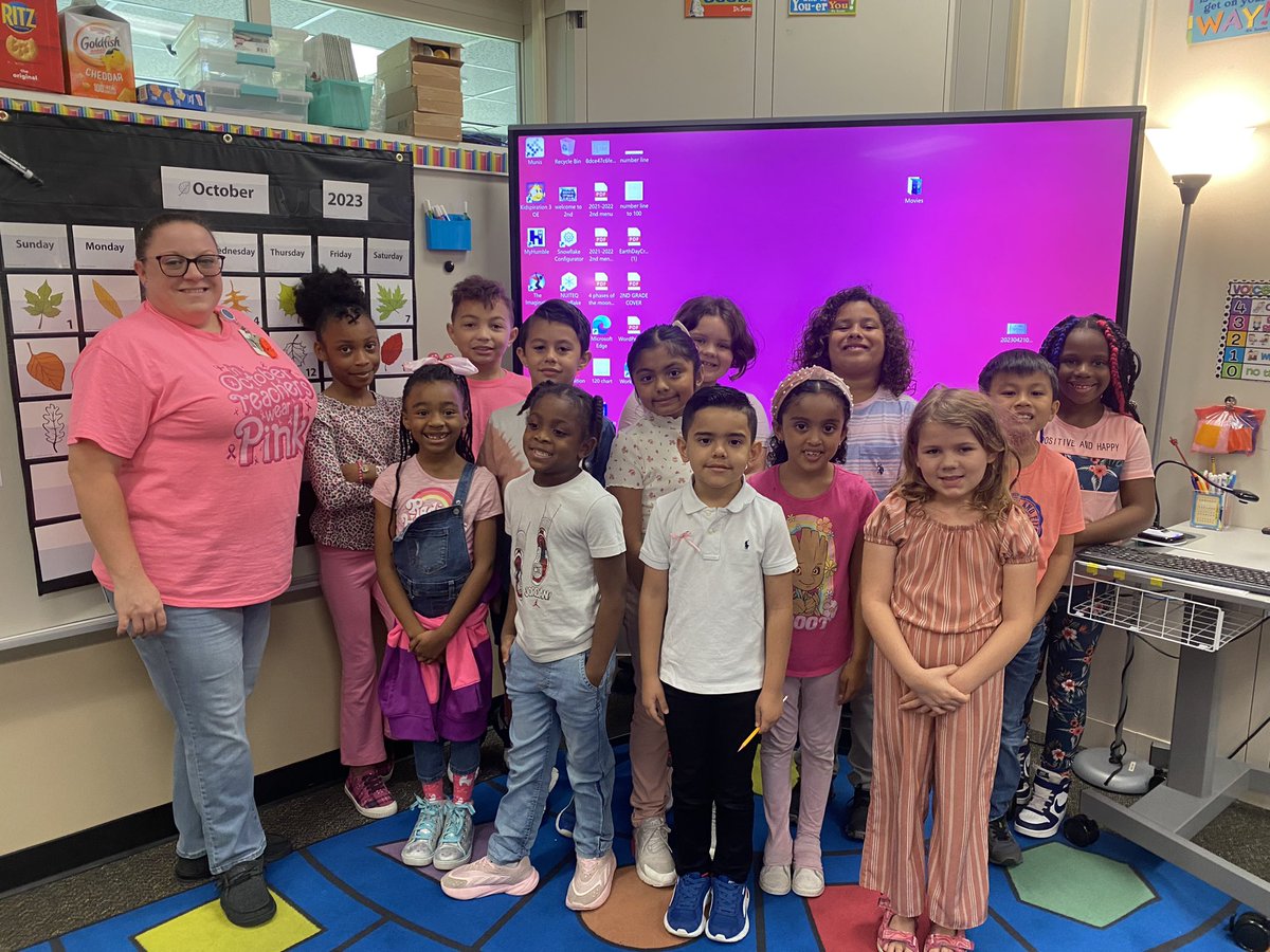 #pinkout#breastcancerawareness#inoctoberwewearpink#believefighthope
<a href="/HumbleISD_OE/">Oaks Elementary</a>