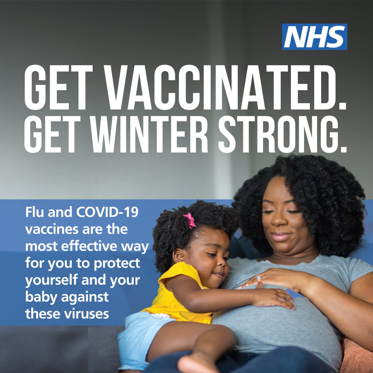 Getting the flu & COVID vaccines when you're pregnant will protect you and your baby from becoming very unwell. You'll also pass on some of our immunity to your baby to protect them when they're born. Contact your GP practice or book at a pharmacy: bit.ly/40d6KMX