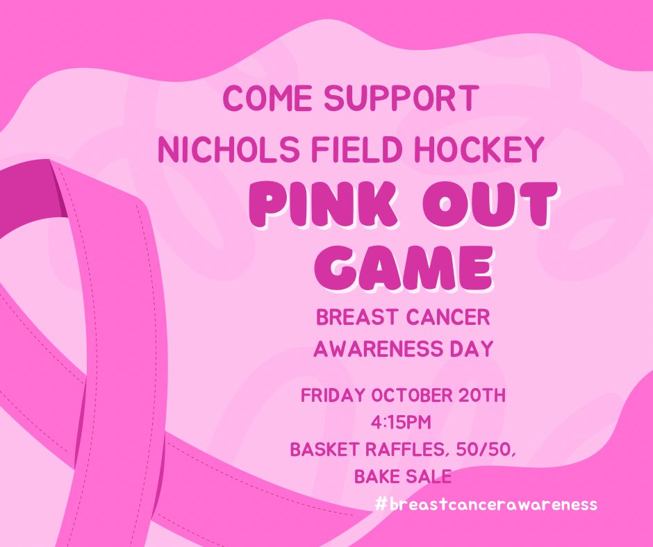 Come out and support a great cause 💕🤍💕 #BreastCancerAwareness <a href="/NicholsSchool/">Nichols School</a> <a href="/NicholsVikings/">Nichols Athletics</a>  <a href="/bufnewspreptalk/">BuffaloNewsPrepTalk</a> <a href="/SectionVI/">Section VI</a>
