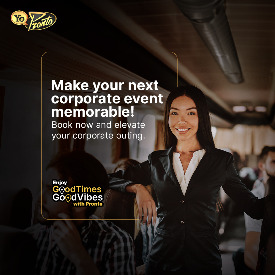 WhereIsPronto's tweet image. With Yo Pronto's luxurious buses, elevate the commute experience and set the tone for a successful outing.

Why settle for ordinary when extraordinary is just a booking away?
Book your journey now!

#CorporateJourneysRedefined 
#goodtimesgoodvibeswithyopronto #yopronto