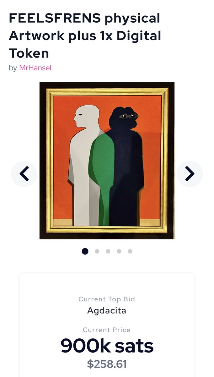 Amazing piece by <a href="/bettidlomas/">MrHANSEL</a> on view in London. 

Bid on the physical and digital token here 👇👇👇

scarce.city/auctions/feels…