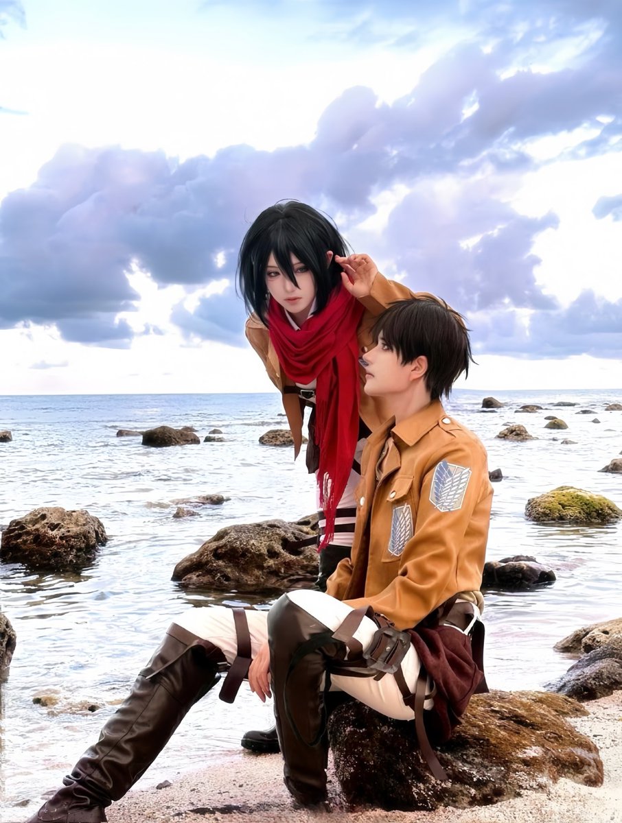 “只要有艾伦在，我就无所不能”
#cosplay #进击的巨人 #三笠 #艾伦 #alan #mikasa #AttackOnTitan https://t.co/B2j0fIzUI0