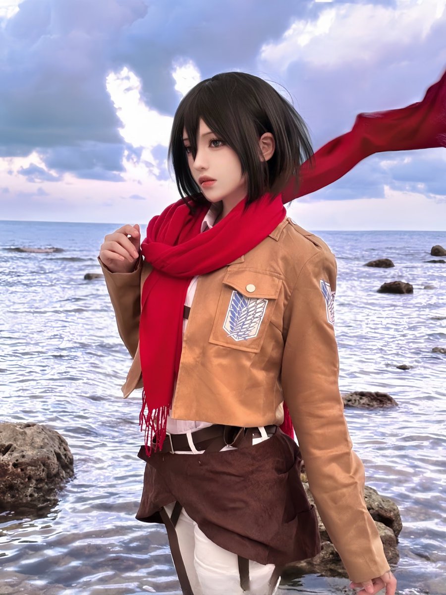 “只要有艾伦在，我就无所不能”
#cosplay #进击的巨人 #三笠 #艾伦 #alan #mikasa #AttackOnTitan https://t.co/B2j0fIzUI0