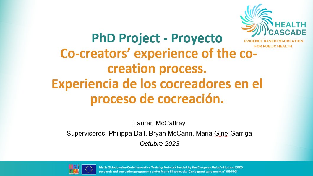 Lauren McCaffrey (@laurenmcaffrey) on Twitter photo It was a pleasure to be invited by <a href="/GinGarriga/">Maria Giné-Garriga</a> to present at <a href="/blanquerna/">Blanquerna</a>'s research group meeting this morning! It was a pleasure to be invited by <a href="/GinGarriga/">Maria Giné-Garriga</a> to present at <a href="/blanquerna/">Blanquerna</a>'s research group meeting this morning!