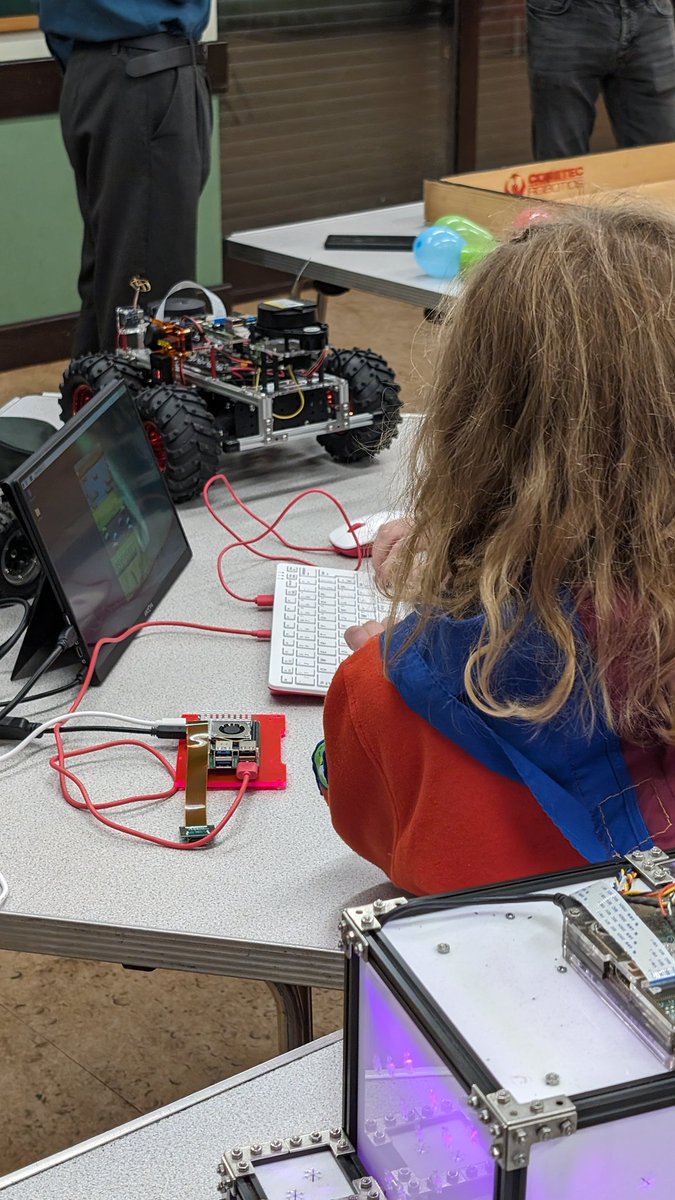 CannonFodder's tweet image. I took my @Raspberry_Pi 5 to my son&apos;s Scout group for them to see what can be created at a Maker/Hack space and before starting their maker badges. I also brought my infamous &apos;Naughty or Nice&apos; machine, and a few other products to show off including #MicroPiNoon robots