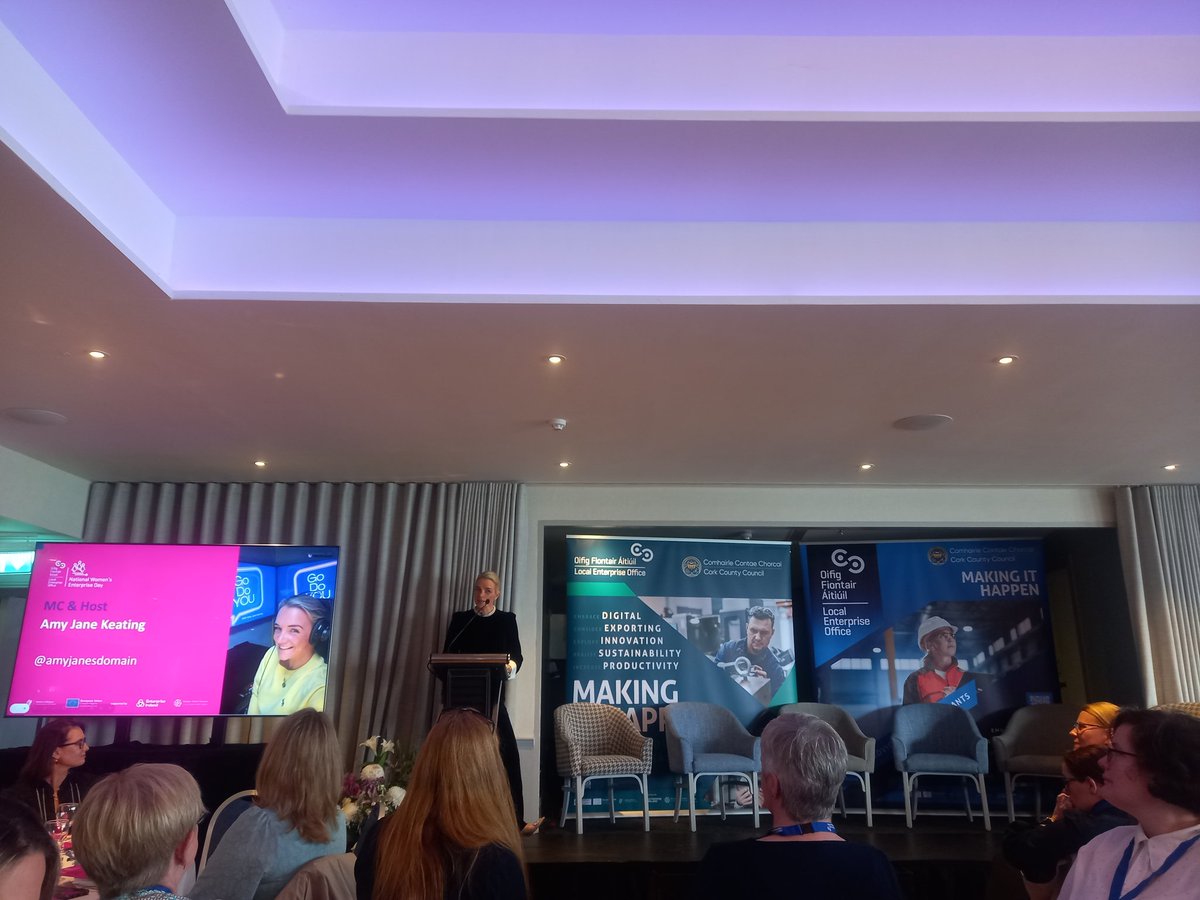 Looking forward to a day of networking &amp; hearing from inspiring speakers at the <a href="/Loc_Enterprise/">LocalEnterprise.ie</a> National Women's Enterprise Day event 'Empowering Business Together' <a href="/Dunmorehouse/">Dunmore House Hotel</a> representing <a href="/griffithcollege/">Griffith College</a>  
#NWED