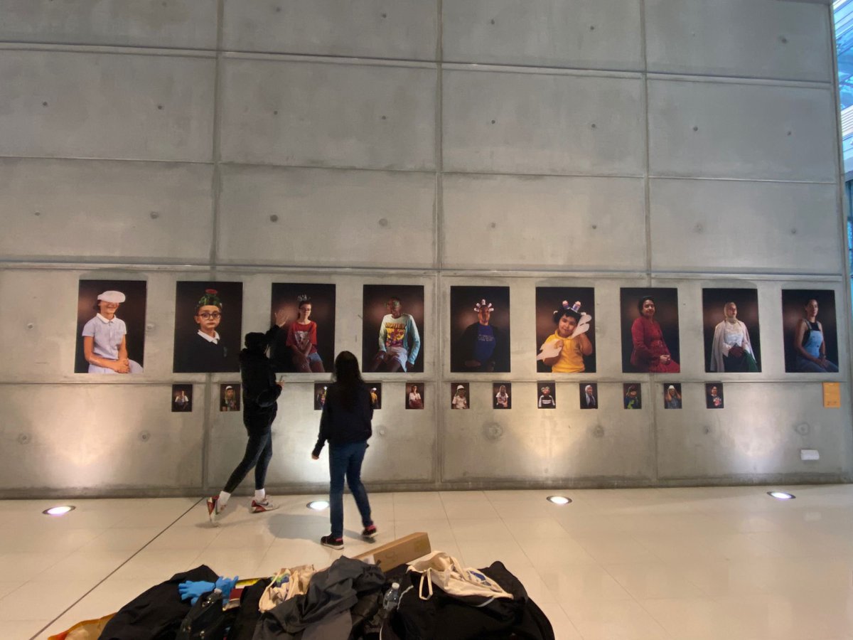 A sneak peek of the set up of the exhibition From Waste to Wonder. Join us, artist <a href="/ECantarelliArt/">Elisa Cantarelli</a> and photographer <a href="/CRapezzi/">Carolina Rapezzi</a> Tuesday 24th at the Brent Civic Centre to celebrate International Climate Change Day and launch the exhibition.
Hot drinks and cookies from 11:30 to 14;30