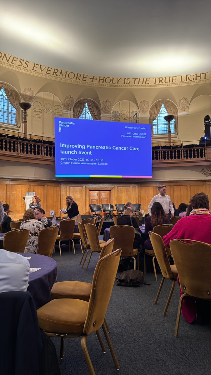Excited to be part of the Optimal Care Pathway for pancreatic cancer. #FasterFairerFunded