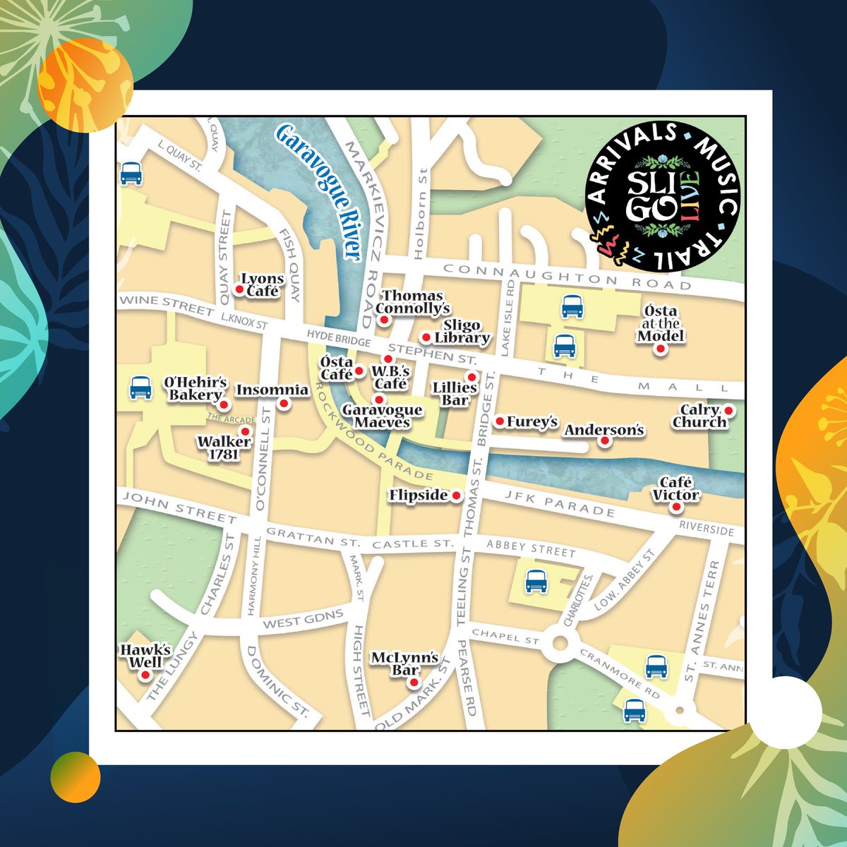 🎶 Excitement is building at SLIGO LIVE! 🌟

We're thrilled to introduce our brand-new maps 🗺️, ensuring you won't miss a beat with our fresh lineup and venues. 

Download them now at sligolive.ie to stay on track and catch your favorite acts!🔥🎵