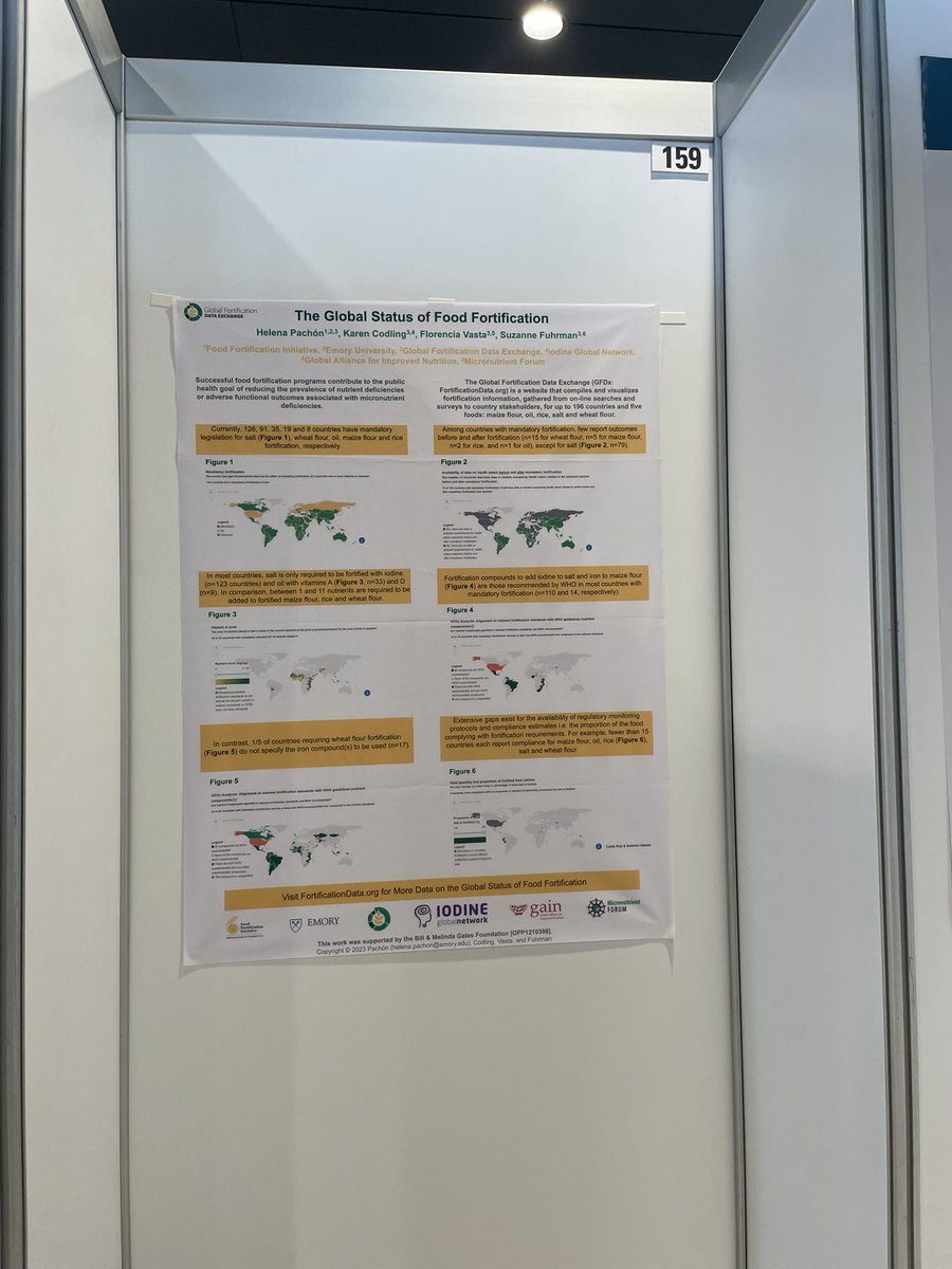 Check out these posters <a href="/MNForum/">Micronutrient Forum</a>
#MNF2023 ➡️
📌The Global Status of Food Fortification
📌 Salt-Containing Recipes in Popular Magazines with the Highest Circulation in the United States Do Not Specify lodized Salt in the Ingredient List
#data #nutrition #N4R