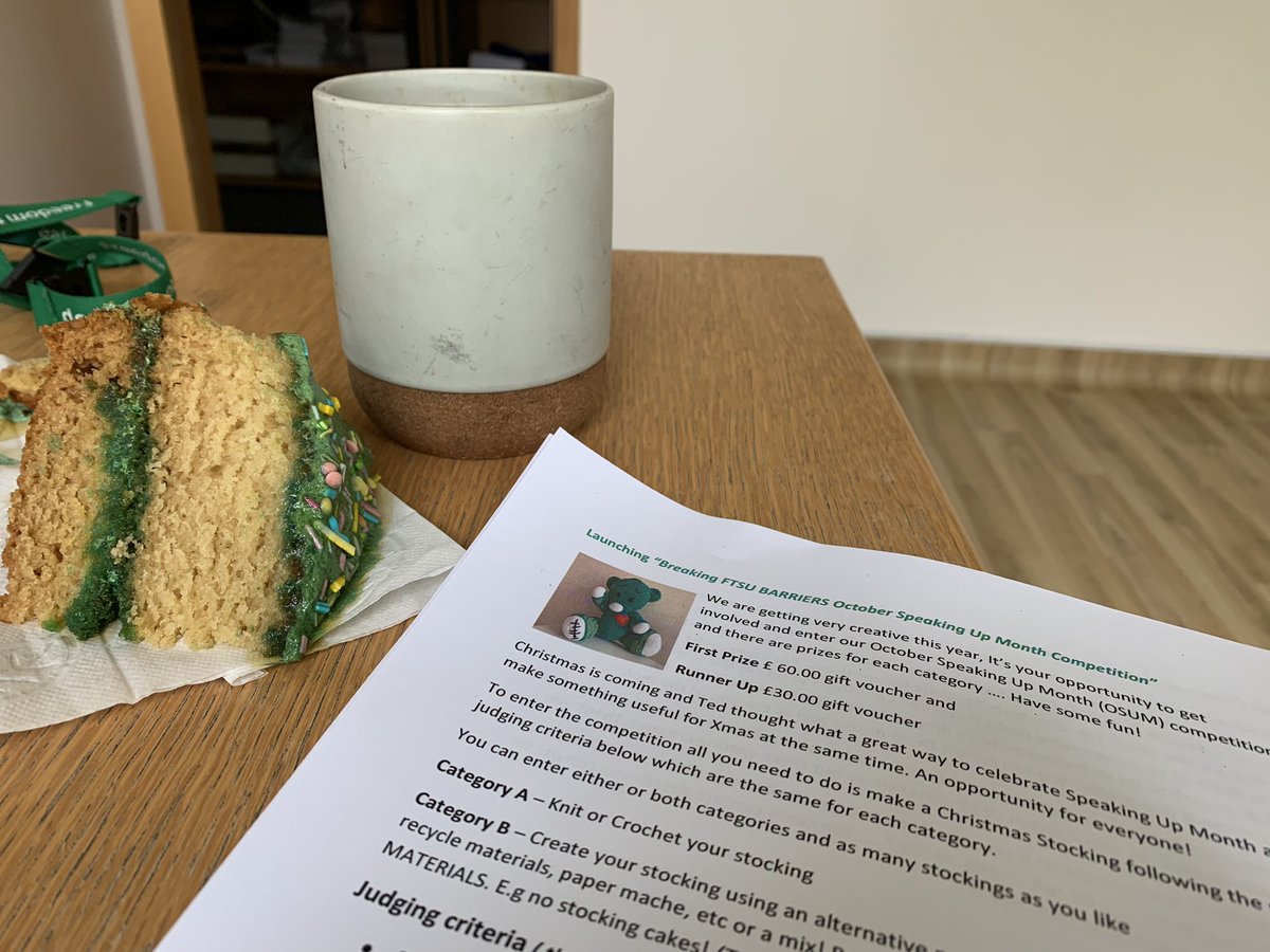 I found out the green cake to have with my tea thanks!