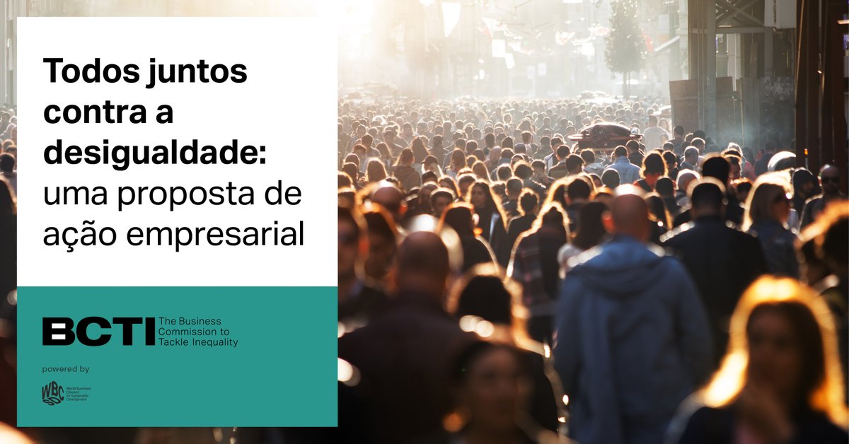 📢 Just launched: the Portuguese version of “Tackling Inequality: An Agenda for Business Action” is now available! The report outlines 10 actions #business can take to address the systemic risk of mounting #inequality. @WBCSD 📙 Check out the report: tacklinginequality.org/files/flagship…