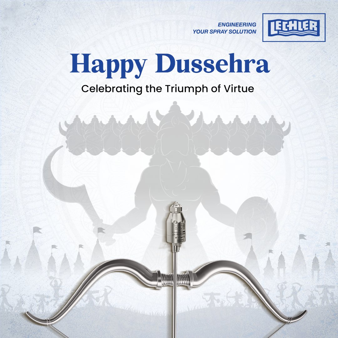 🔥 Triumph of Good over Evil 🔥, let's also reflect on the triumph of righteousness in our own lives. 🌟❤️

Happy Dusshera, everyone! 🙏✨

#HappyDusshera #VictoryOfGoodOverEvil #FestivalOfVirtue #StayPositive
#dussehra #festival #indianfestival #lechler #lechlerindia