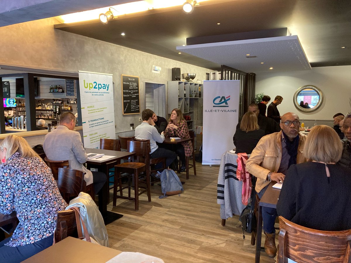 [Café de la Création] ☕️ Ce matin, nouveau Café de la Création au bar/restaurant La Bulle de Pacé. 🗣️ 10 porteurs de projet ont pu échanger avec les partenaires de ce Café de la Création 🗓️ Le prochain se tiendra à Bruz, le 14 décembre.