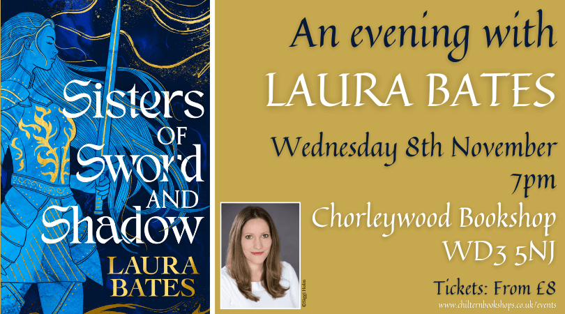 We're very excited to be welcoming Laura Bates to the bookshop on Wednesday 8th Nov when she'll be chatting about her new YA novel SISTERS OF SWORD AND SHADOW, a reimagining of the tales of the Arthurian Round Table through a feminist lens. Tickets here! chilternbookshops.co.uk/event/an-eveni…