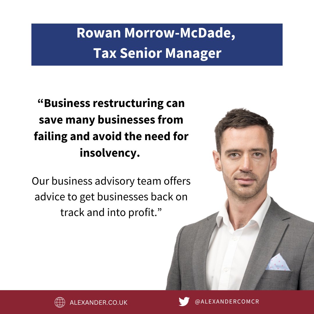 Alexander & Co's business restructuring team has a proven track record of supporting a wide range of businesses to become more profitable.

Contact us to find out more information on how we can support your business.

bit.ly/3ZtsLIx

#BusinessRestructuring #TaxAdvice