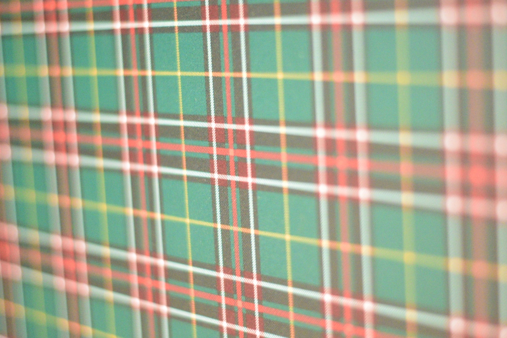 Tartan has been exported around the world, in the clothing of enslaved people, the uniforms of enforced missionary schools, or in the British East India Company’s monopoly in Madras. This artwork draws attention to the colonial connection of tartan.