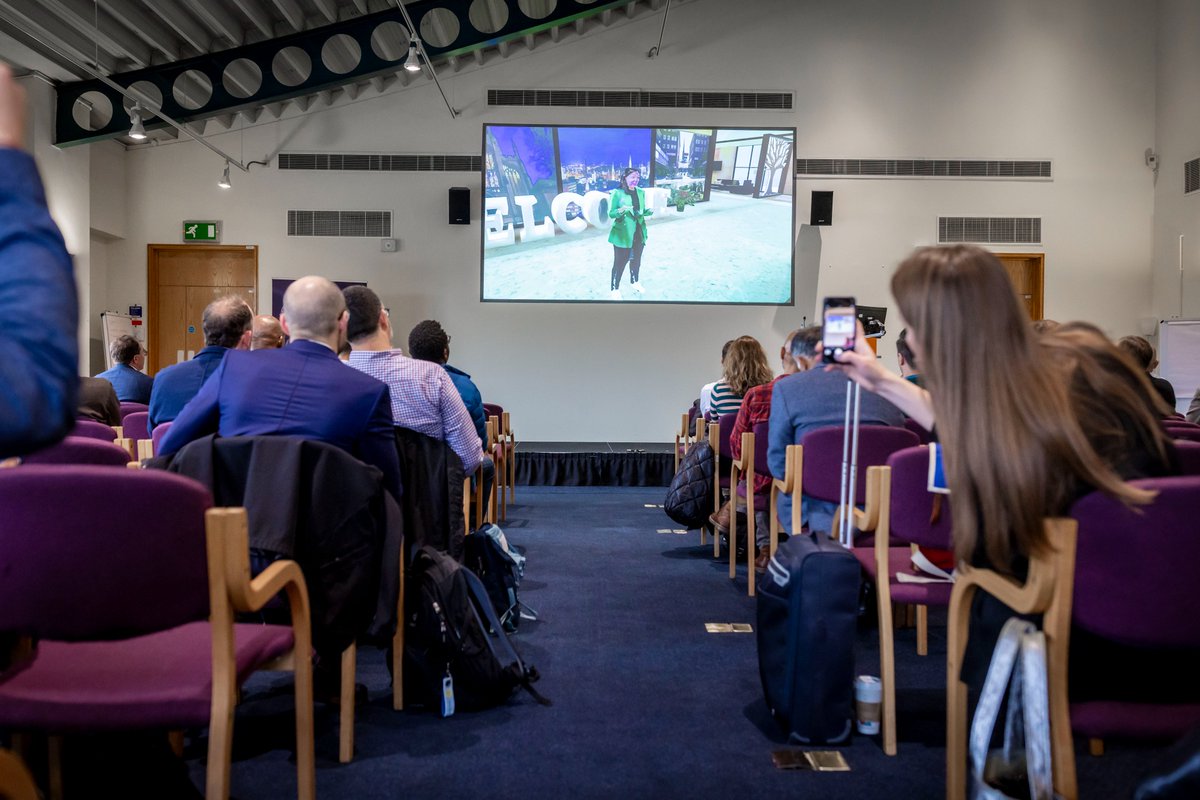 EUBIC's tweet photo. 🌟Welcome to the future with #Techcamp23!

What a grand entrance of @LauraLecci &amp; @PaulFairburn_CU with an absolute spectacle – 2⃣holograms that perfectly align with this year's focus on #ImmersiveTechnologies made by the Emmy🏆-winning @HollywoodGaming

@CovUni_Business https://t.co/RrCzUk5nll