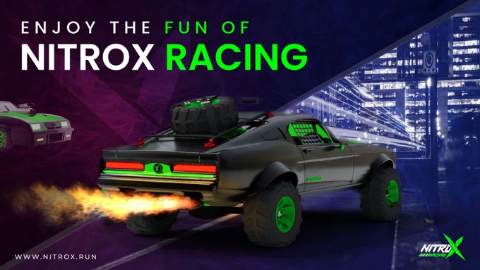 When it comes to speed Nitrox is the perfect choice, offering a wide variety of racing cars designed to provide the thrill of racing at full speed🏎💨
 
#Nitrox #P2E #Metaverse #Crypto #blockchaingame #FreeToPlay #NFT #web3