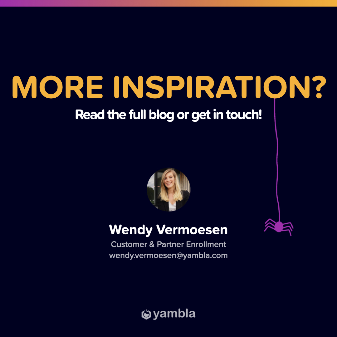 🎃 Innovators, awaken!

Spook up creativity this Halloween and discover 6 Bewitching Innovation Challenges.

Unearth even more innovation management treats in the full blog post. Enter if you dare to innovate differently... 👻

blog.yambla.com/spooktacular-i…