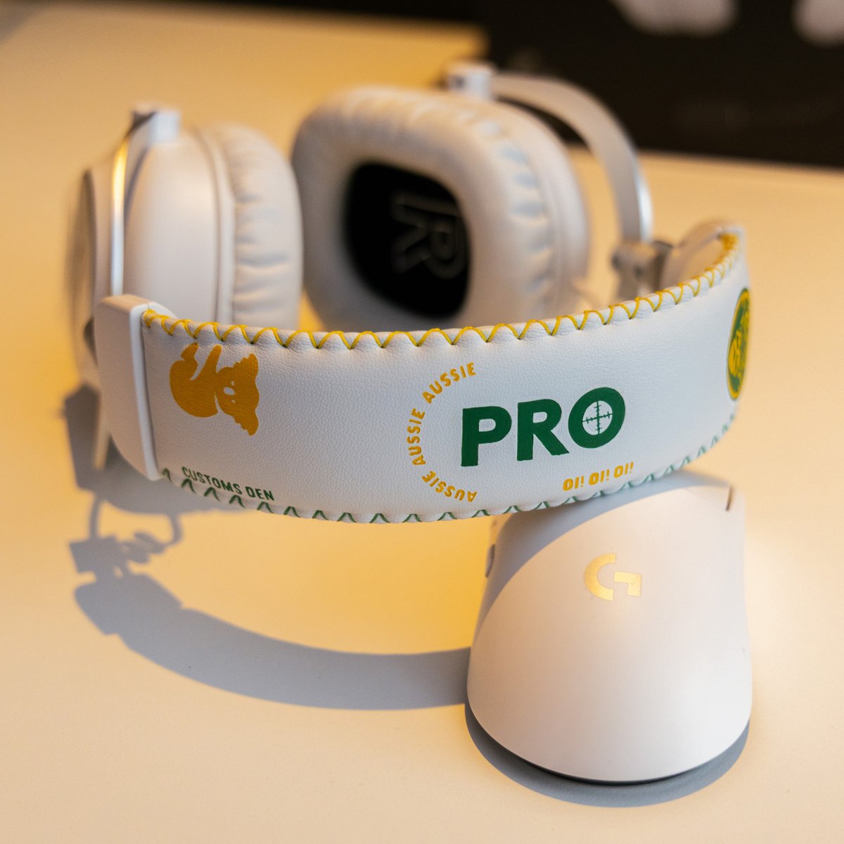 ENCE's tweet image. Thank you @LogitechG_ANZ for gifting these beautiful custom #PROX2 headsets to our players 😍