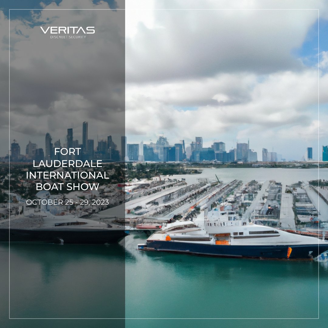 ⚓Set sail for adventure with confidence! 
Join us at the Fort Lauderdale International Boat Show, 25-29 October 23.
Explore the world of luxury yachts and discover how Veritas International can provide top-tier security solutions for your valuable assets. ⛵
#FLIBS2023 #BoatShow