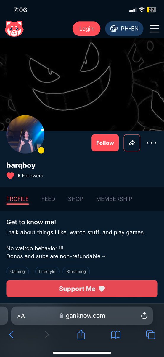 trying gank out check it 🦦ganknow.com/barqboy