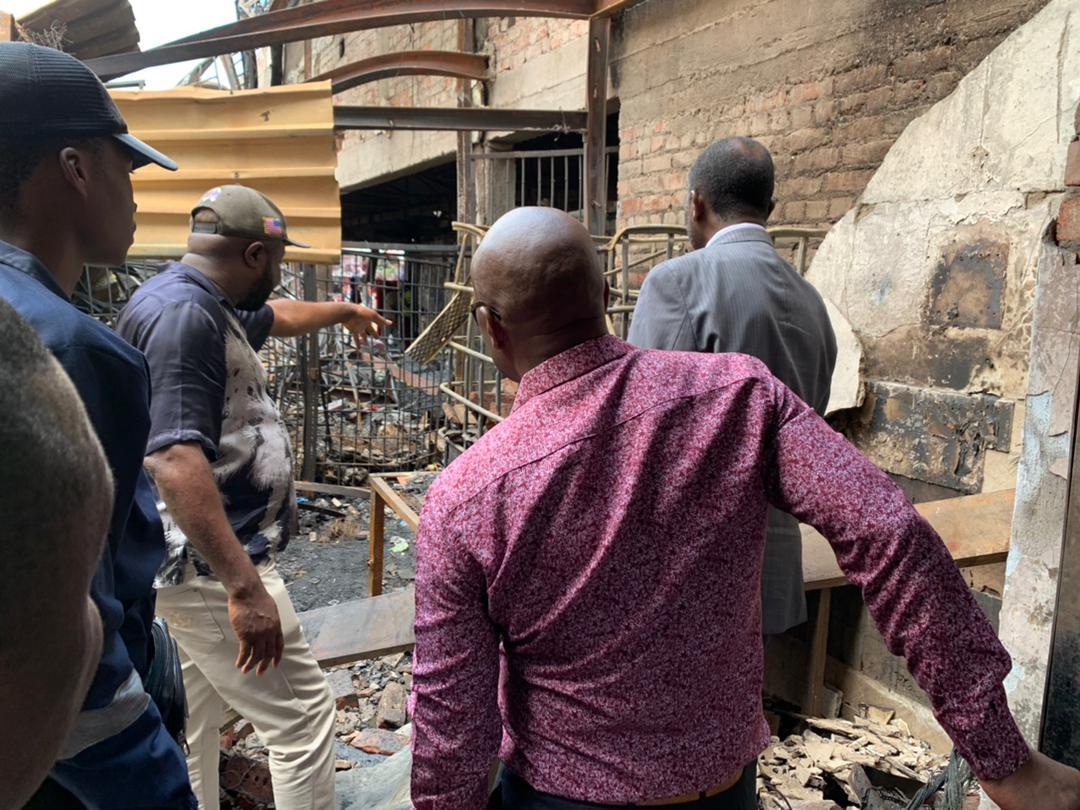 Just visited the buildings that were destroyed by fire. I would want to thank the Harare Fire Brigade for controlling the fire which could have escalated and destroyed many other buildings.
Cause of fire being investigated