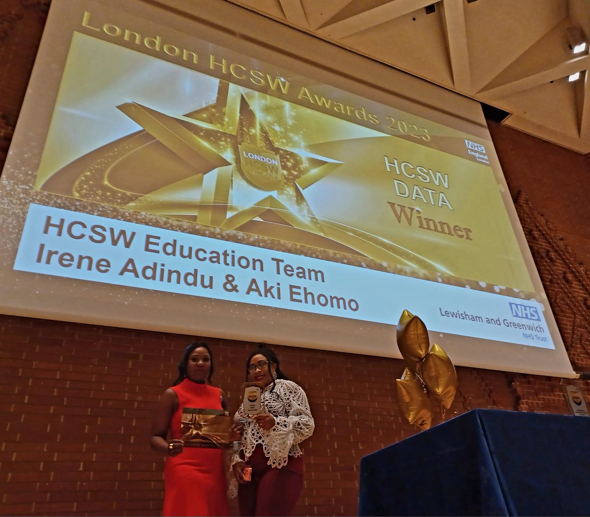 LGT_HCSWs's tweet photo. We  are humbled and happy winning the Data Collection and The Trust of the year award. We would like to thank the HCSW team and the recruitment team for their guidance and support. https://t.co/rW04tU4cYu