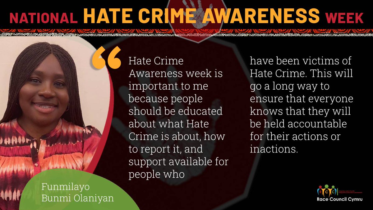 🚫 Stand with us during the Hate Crime Awareness Week! 👉Swipe to discover why this week holds special significance for our colleagues at Race Council Cymru. Let's take action against hate and foster a world of unity and acceptance #HateCrimeAwarenessWeek #UnityinDiversity