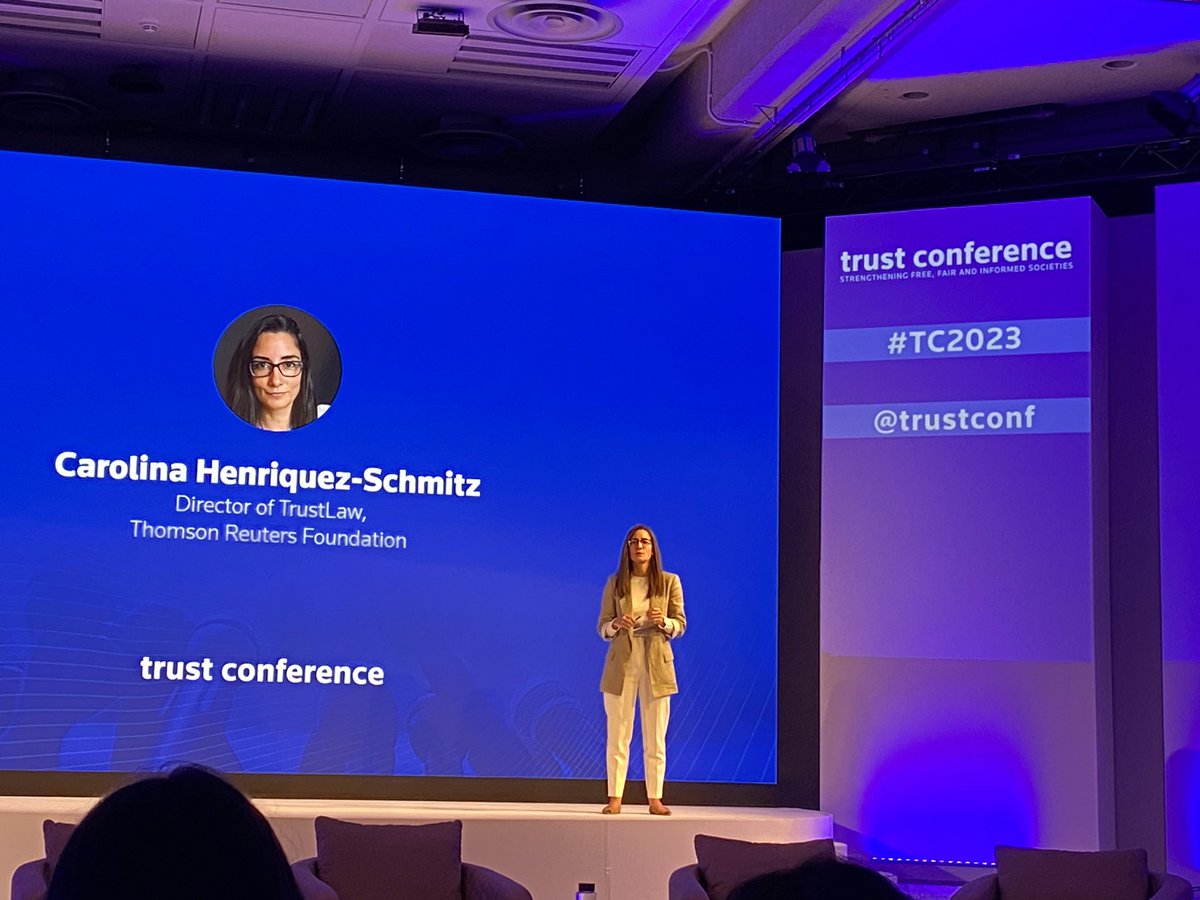 Laws are still weaponised around the world to silence journalists. 

In 2024, big democracies will hold elections: USA, India, Taiwan, EU, among others. We have a duty to support our colleagues who are fighting for their right to held the rich and powerful to account. #TC2023