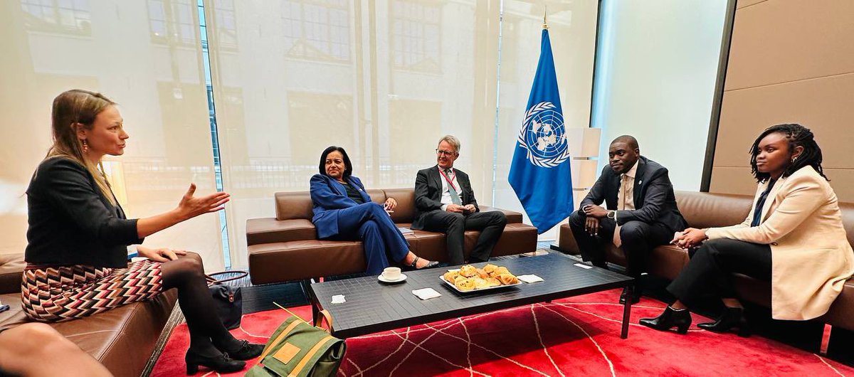 Held bilateral discussions with @WFP Deputy Executive Director, Valerie Guarnieri together with Michael Dunford, the @WFP Regional Director, EasternAfrica, on opportunities to scale up and technically support meals initiative throughout the East Africa region.