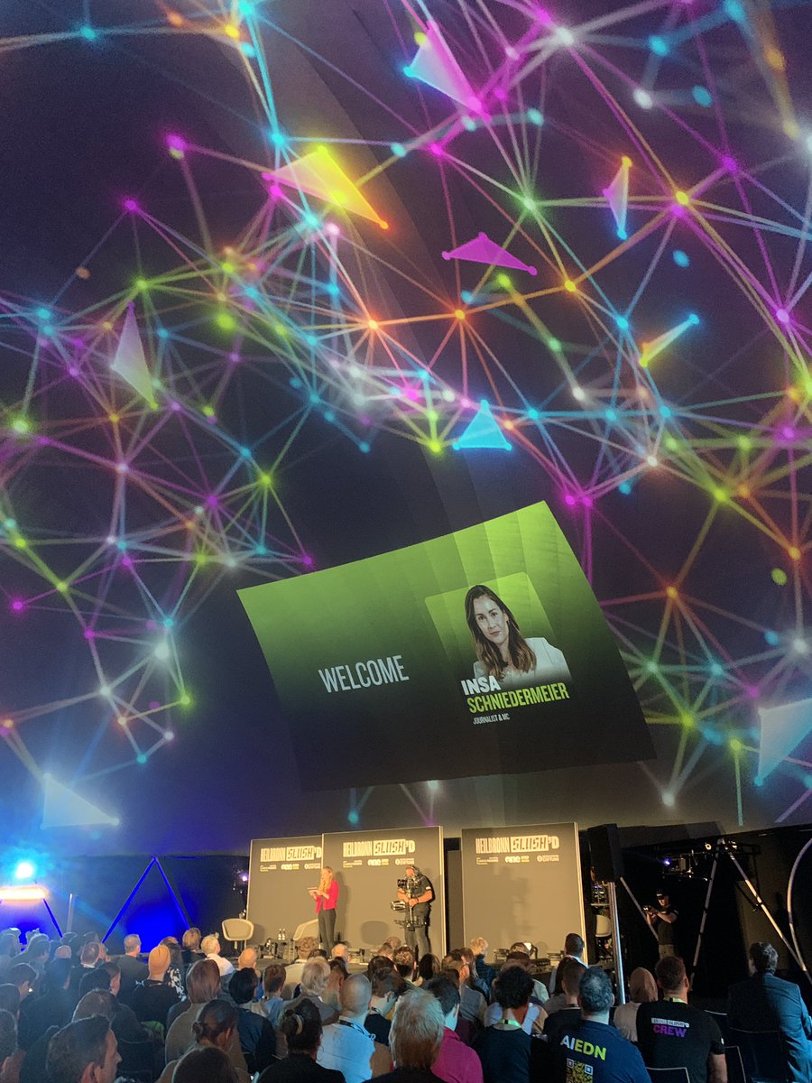 Energine's tweet photo. #Heilbronnslushd The show starts @SPYCE_5 Deep Tech in The Länd #blockhain #AI #IOTA #Shimmernet #Build5 @HeilbronnSlushD https://t.co/3wwe2AdqdW