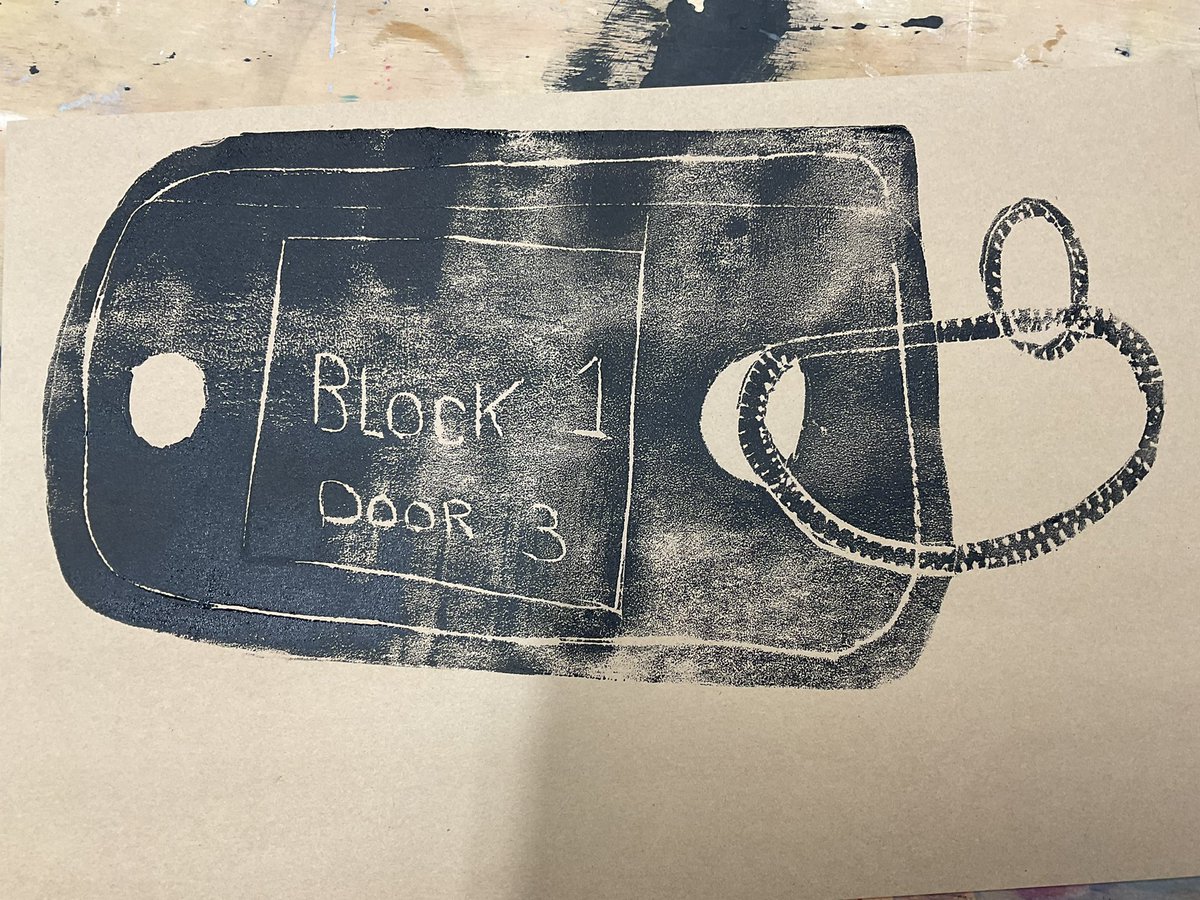 Incredible work from our art group. More foam printed prints made this morning. 

#ExploreCollectiveArts