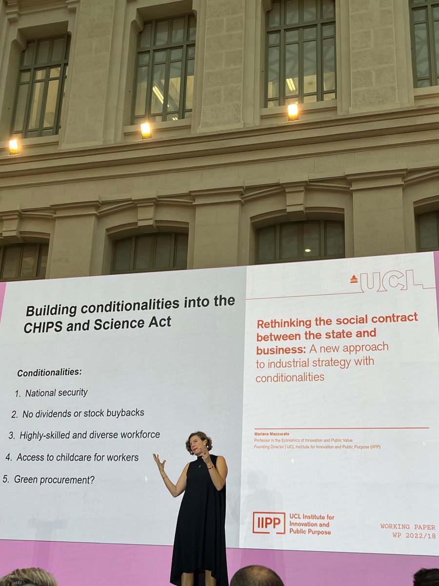 Yannis Natsis (@ynatsis) on Twitter photo “Building conditionalities into the CHIPS and Science Act” <a href="/MazzucatoM/">Mariana Mazzucato</a> offers examples of bold conditionalities when public investment is involved! Very relevant for discussions in Brussels on #strategicautonomy & the future of EU #industrial policy <a href="/Mutualidad_es/">Mutualidad</a> congress “Building conditionalities into the CHIPS and Science Act” <a href="/MazzucatoM/">Mariana Mazzucato</a> offers examples of bold conditionalities when public investment is involved! Very relevant for discussions in Brussels on #strategicautonomy & the future of EU #industrial policy <a href="/Mutualidad_es/">Mutualidad</a> congress