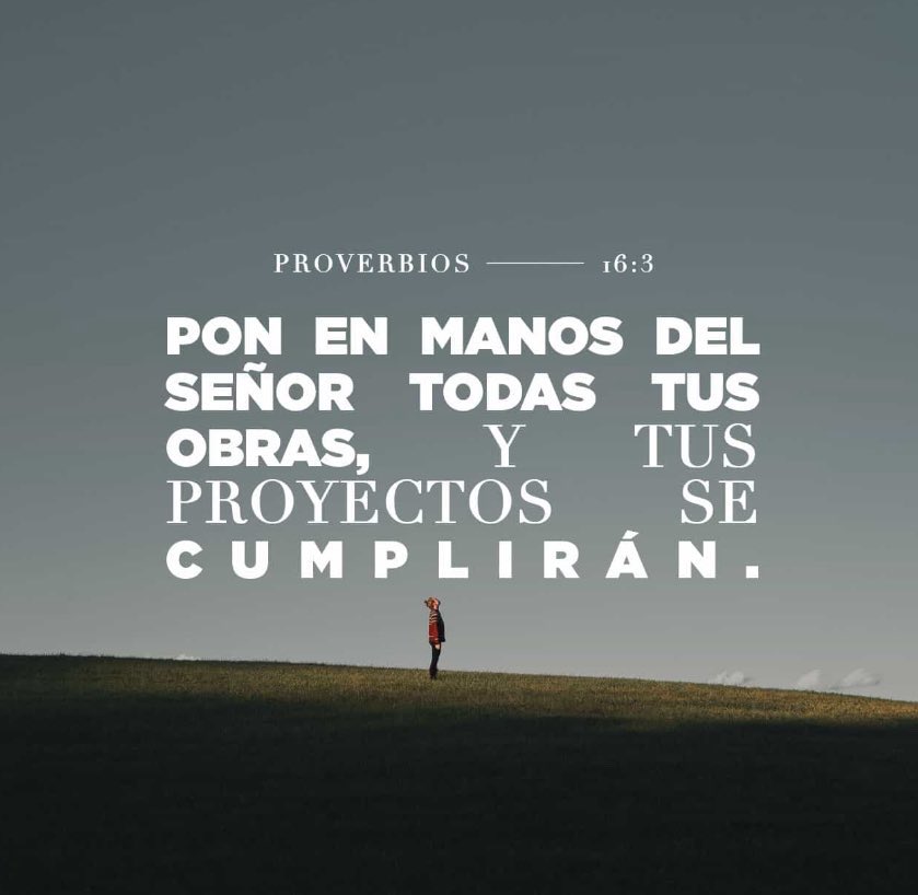 #RPSP Proverbios 16

Cuando uno reconoce su propia necesidad y se vuelve al Señor en busca de conducción y ayuda, los poderes del cielo vienen a socorrerla y a capacitarla para que haga, bajo la influencia del Espíritu Santo, todo cuanto ya había decidido (CBA)