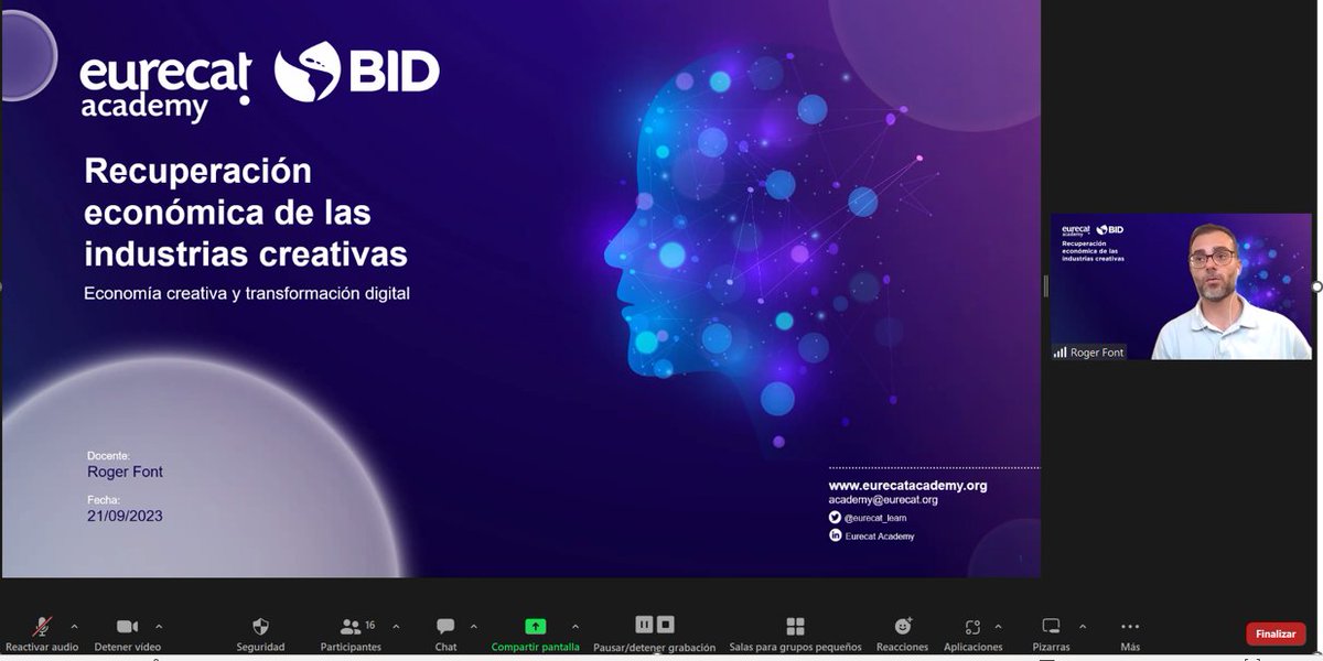 En colaboración con el @el_BID hemos acompañado a 36 responsables de política pública de 14 países de América Latina en una formación que ha abordado abordado el diseño e implementación de políticas de apoyo destinadas a fomentar #la digitalización, #la innovación y #la