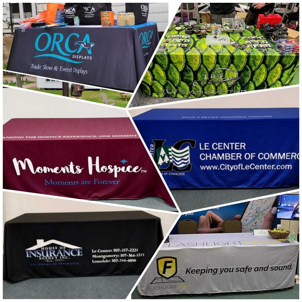 OrcaDisplays's tweet image. Do you need a table cover that attracts the attention you&apos;re seeking? Dive in with us for a killer custom table cover.

#tablecover #tablethrow #eventdisplays #branding #beseen #standout #jobfair #tradeshow #liveevents #marketingstrategy