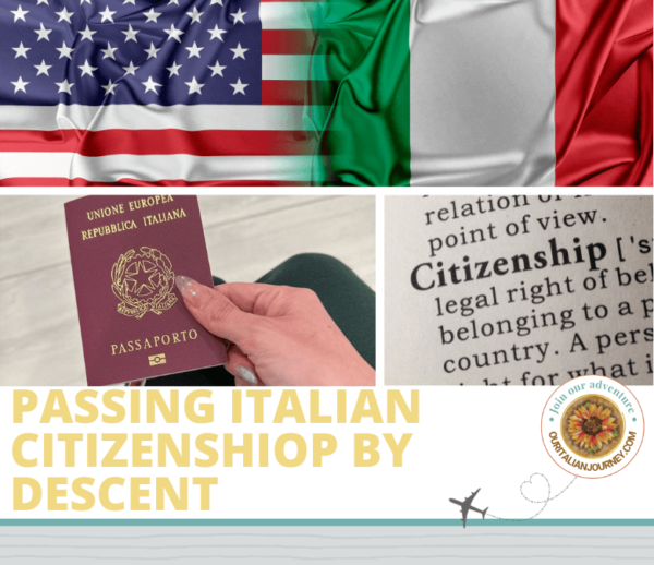 NEW BLOG POST:

A special story for us.
ouritalianjourney.com/passing-italia…

#dualcitizenship #citizenship #italiancitizenship #Italy #Italian #newblogpost #blogpost #newpost #newpostonblog #postalert #newblogpostalert #ouritalianjourney